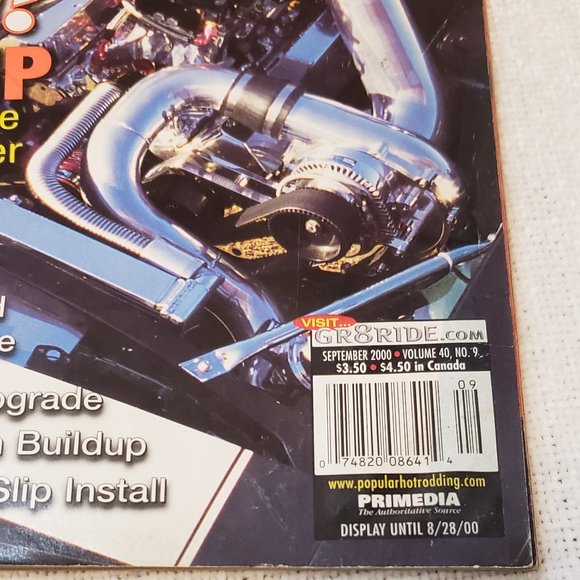 Hot Rodding Force Fed! September 2000 Volume 40 No 9 Vinatge Magazine - Picture 4 of 13